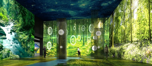 雙碳經(jīng)濟展示館展廳設計